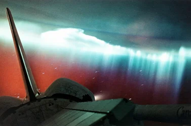 Aurora Australis Viewed from Space Shuttle Endeavour